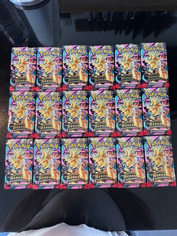 Lot de 18 boosters ME2.5 hero transcendants reconditionnés 