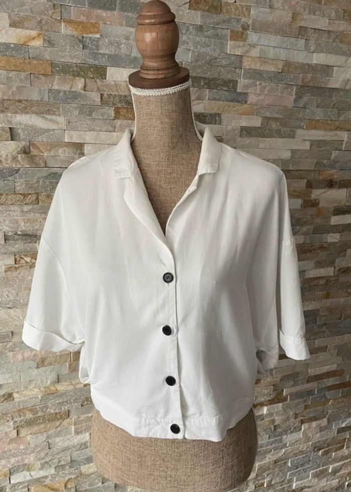 Chemisier blanc Zara taille XS