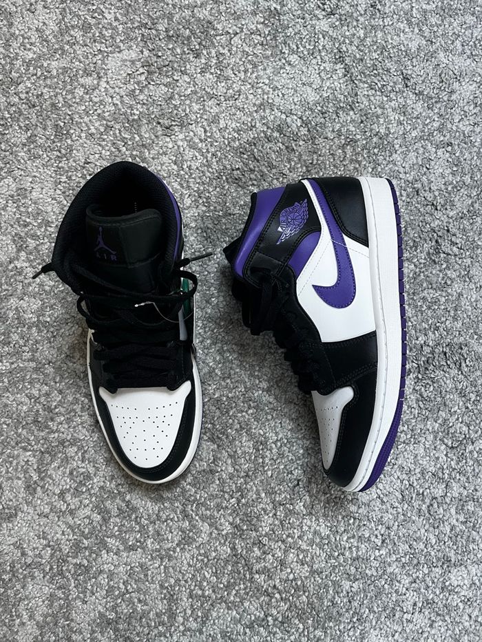Jordan 1 Mid dark iris - photo numéro 4
