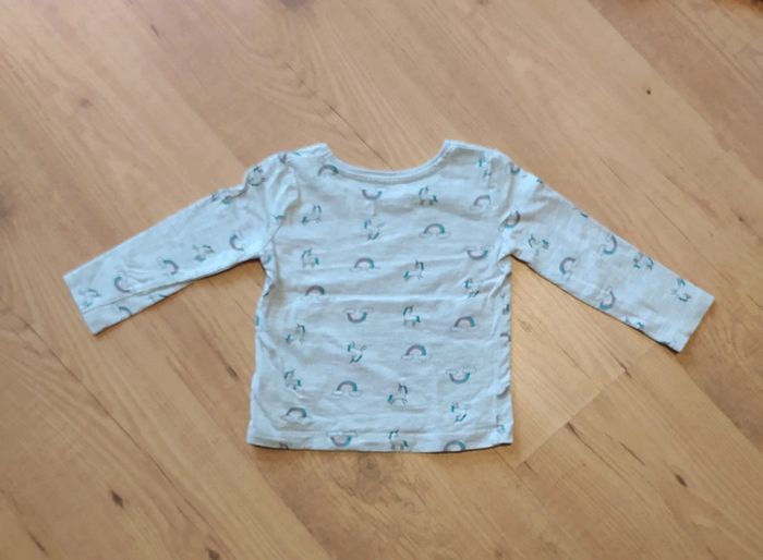 T-shirt manches longues 9/12 mois licorne - photo numéro 3