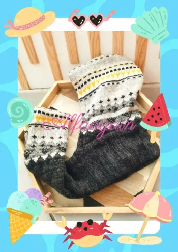 Capuche catimini gris perle 18/24mois
