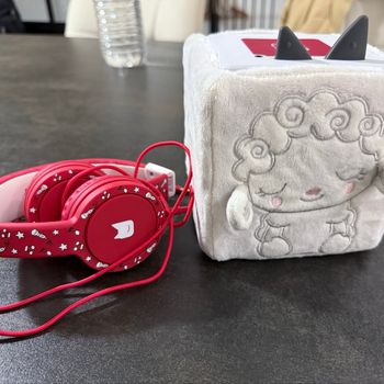 Tonies box avec boîte, casque tonies et housse mouton tonie