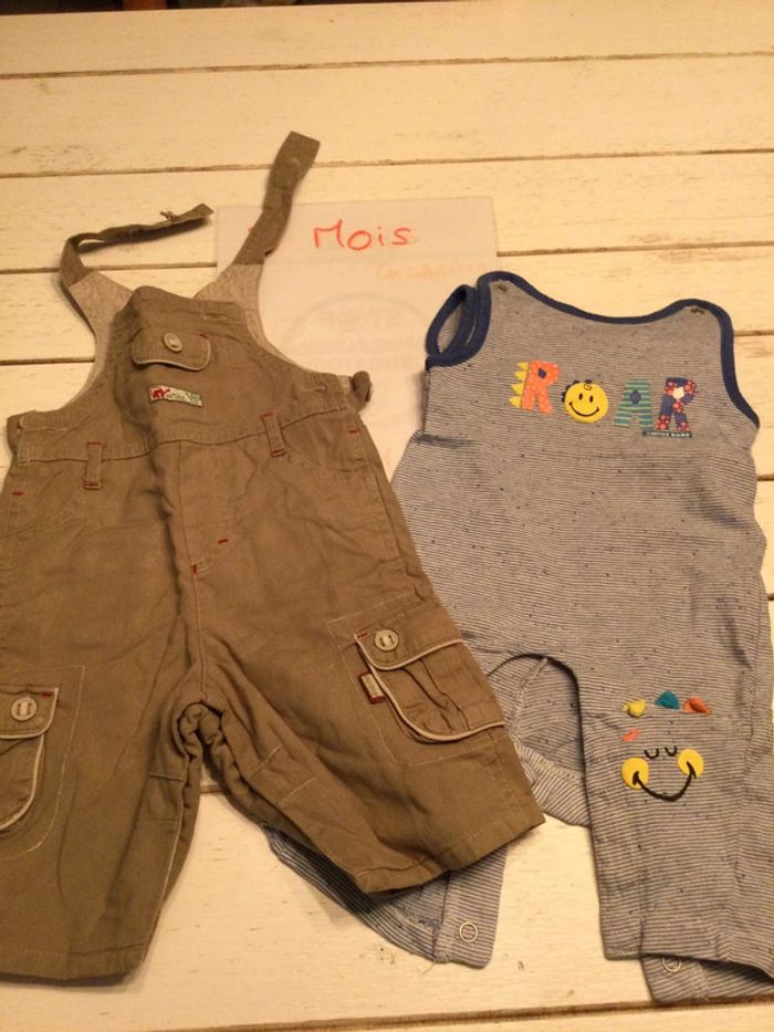 Lot de salopette short