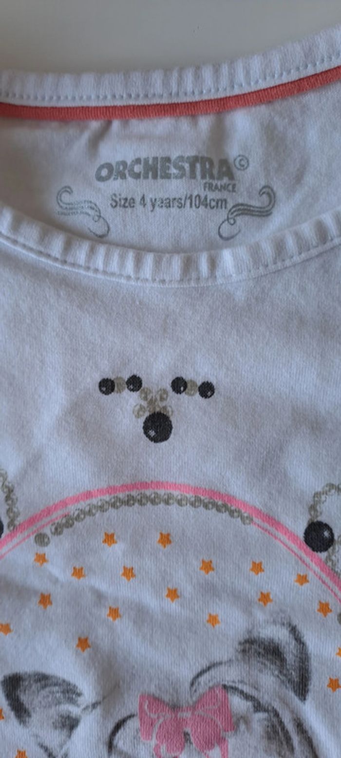 Tee-shirt manches courtes Orchestra 4 ans - photo numéro 2