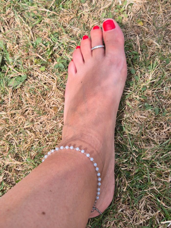Superbe bague de pied en acier - photo numéro 4