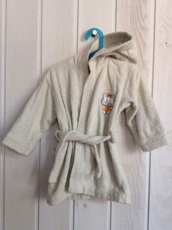 Peignoir à capuche