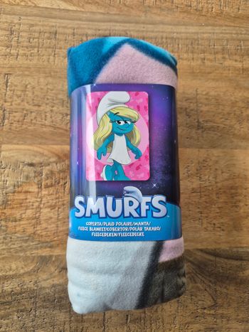 Plaid Polaire Schtroumpfette