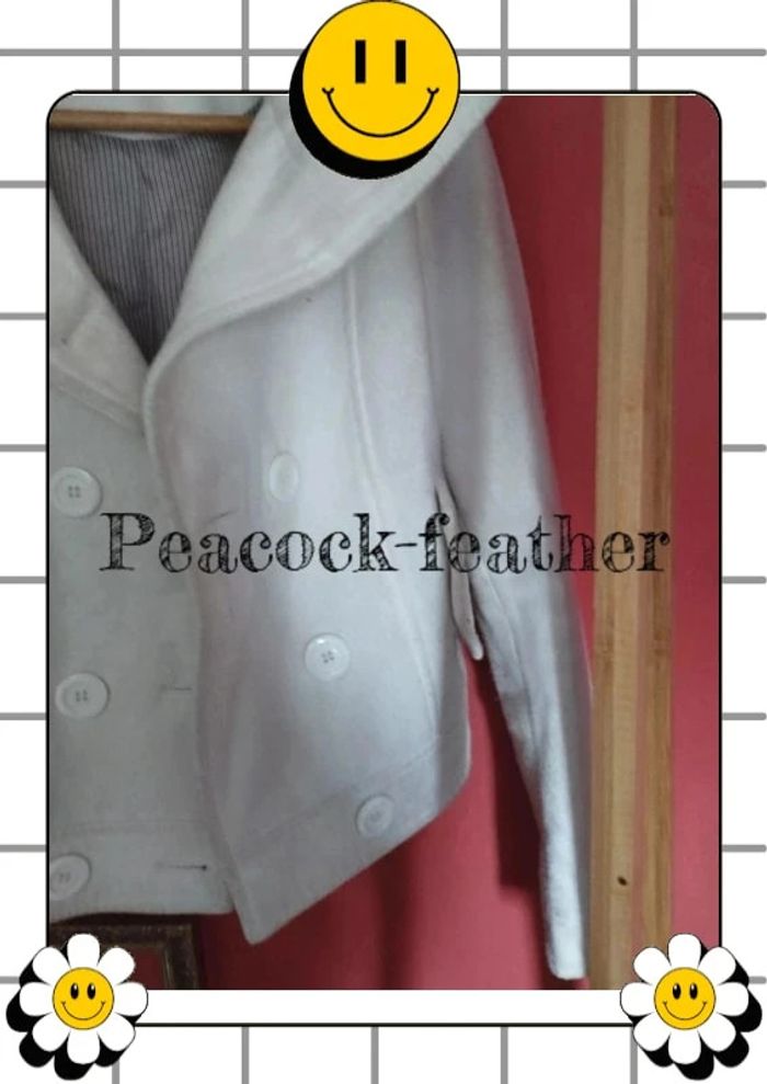 Manteau blanc court Jennyfer S - photo numéro 3