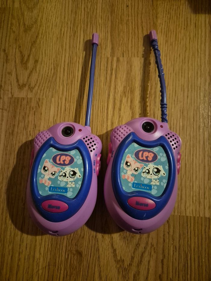 Paire de talkie-walkie pet shop en tres bon état
