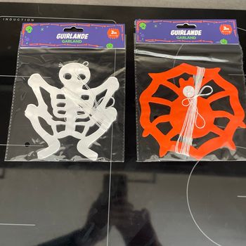 Lot de 2 guirlandes Halloween