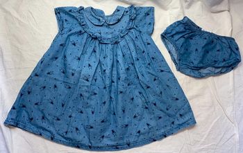 Robe et bloomer Bout’chou 18 mois