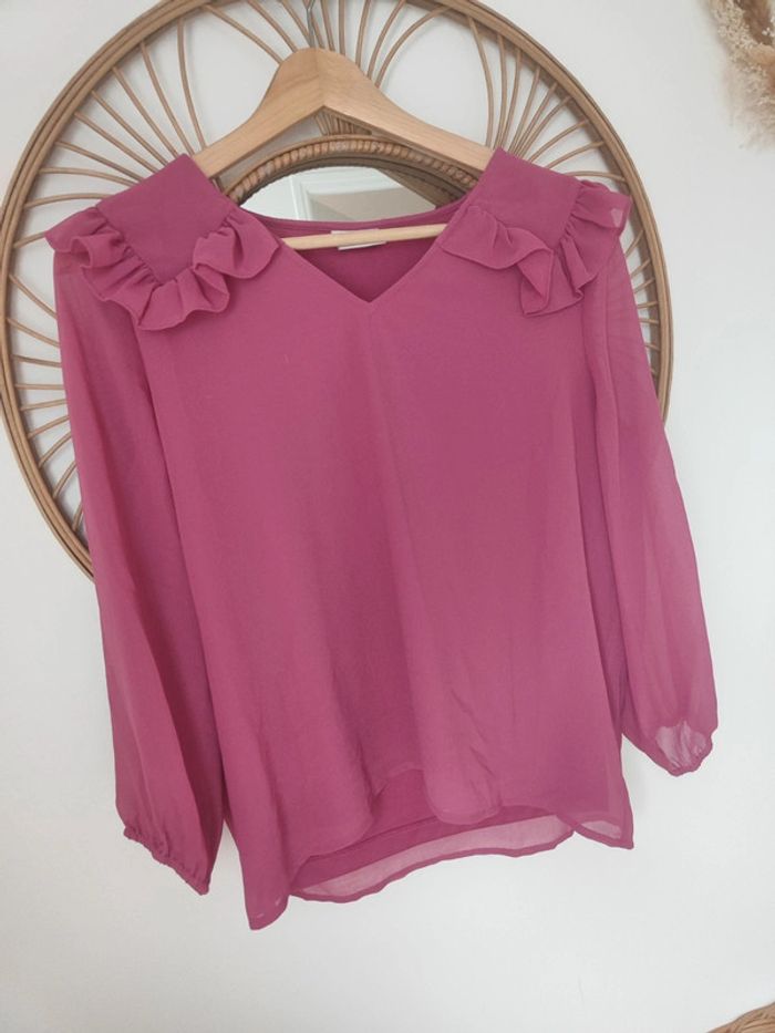Blouse fushia