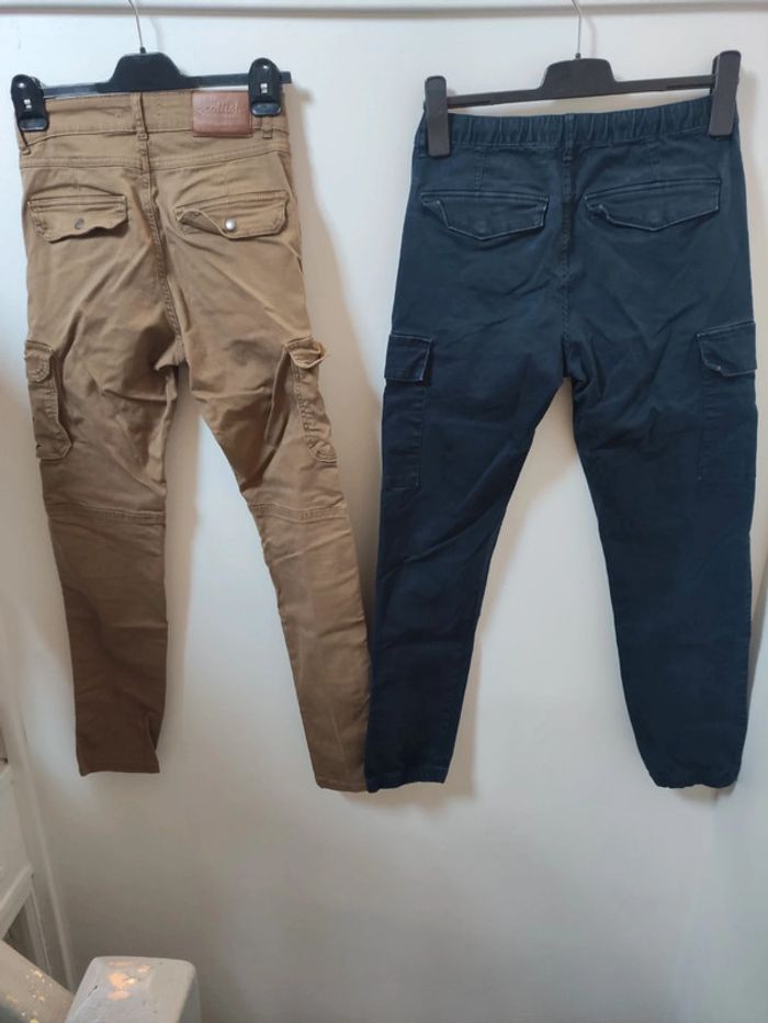 Lot de deux pantalons cargo taille 36 - photo numéro 2