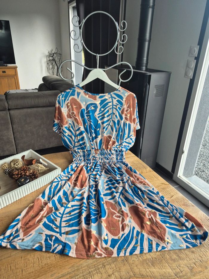 Robe Magique Courte Femme Bleu Taille Unique - photo numéro 2