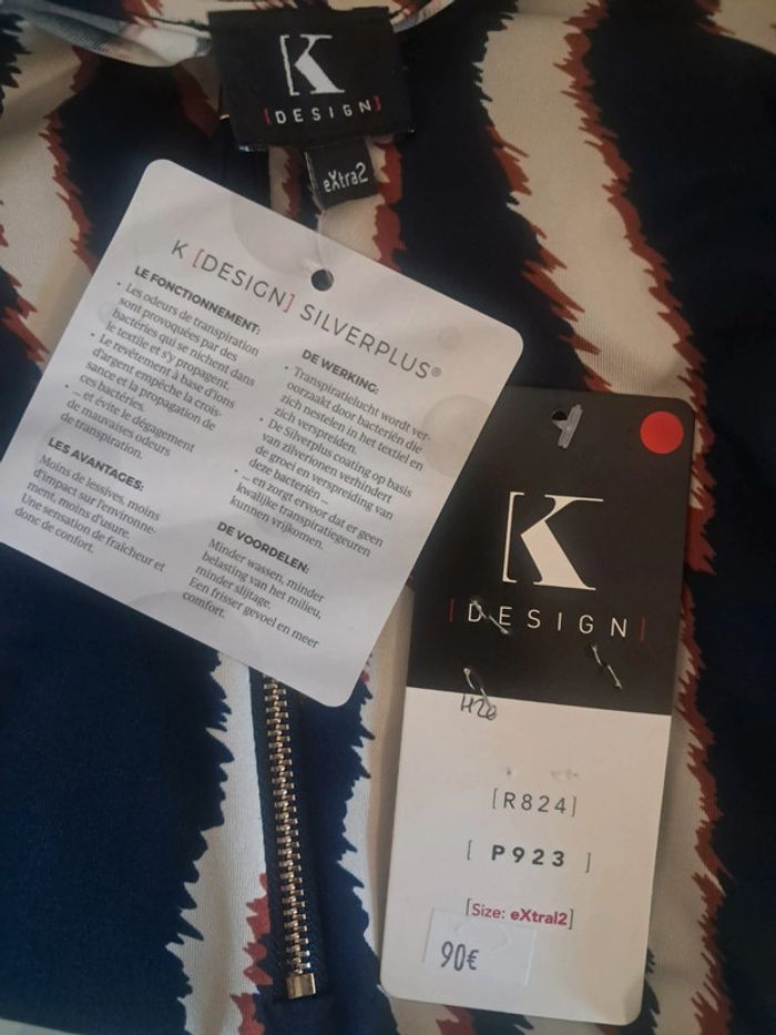 K Design haut blouse T.48 neuve - photo numéro 12