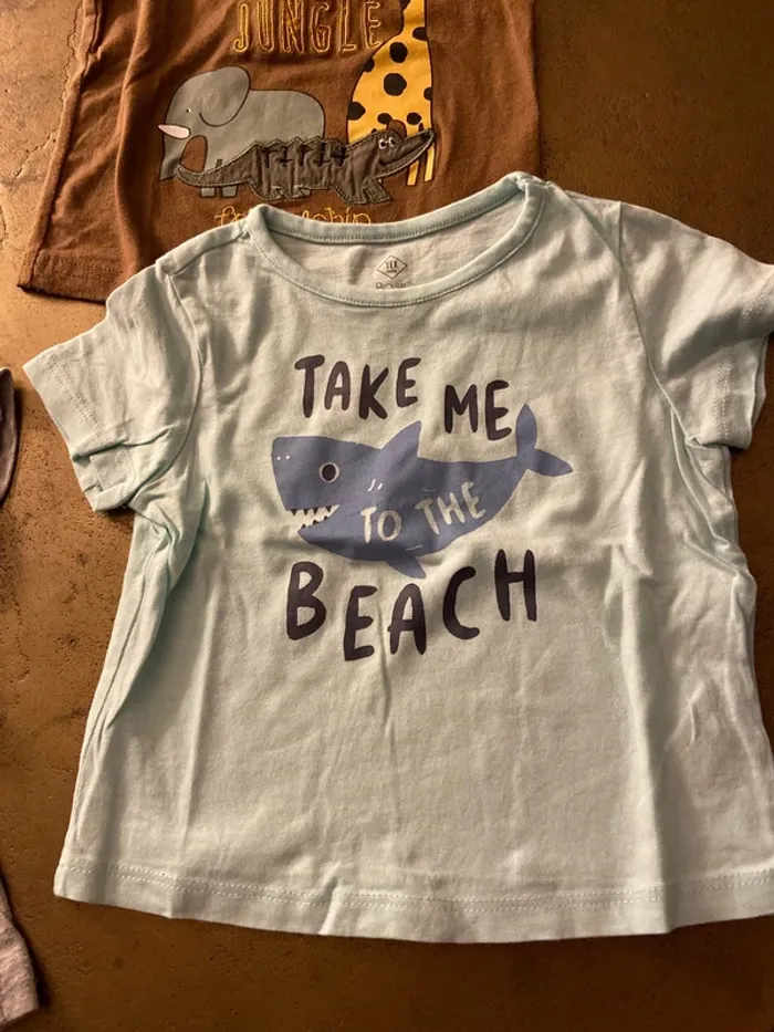 Lot de 4 t-shirt 12 mois - photo numéro 2