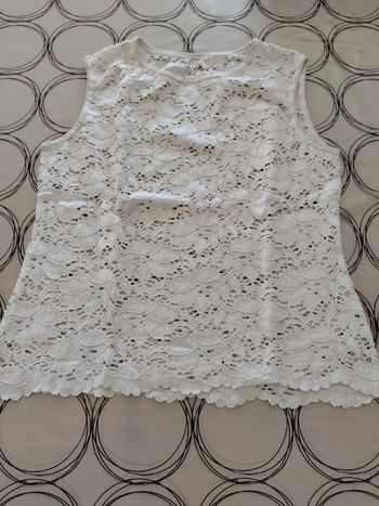Débardeur blanc 40 excellent état