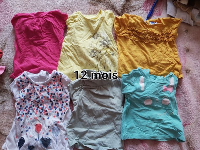 Tee-shirt fille 12 mois - photo numéro 2