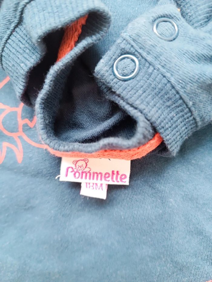 Tee shirt sans manche 18 mois pommette - photo numéro 2