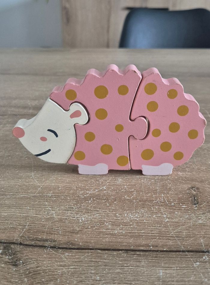 Puzzle 3 pièces en bois 🦔 - photo numéro 2