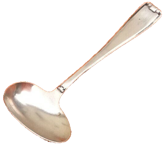 Années 1930 Cuillère à bouillie Maître Orfèvre Maurice Gouaille