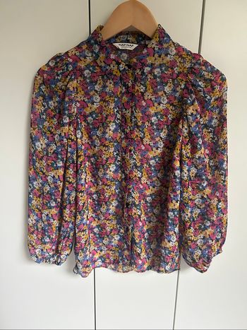Chemisier à fleurs Nafnaf