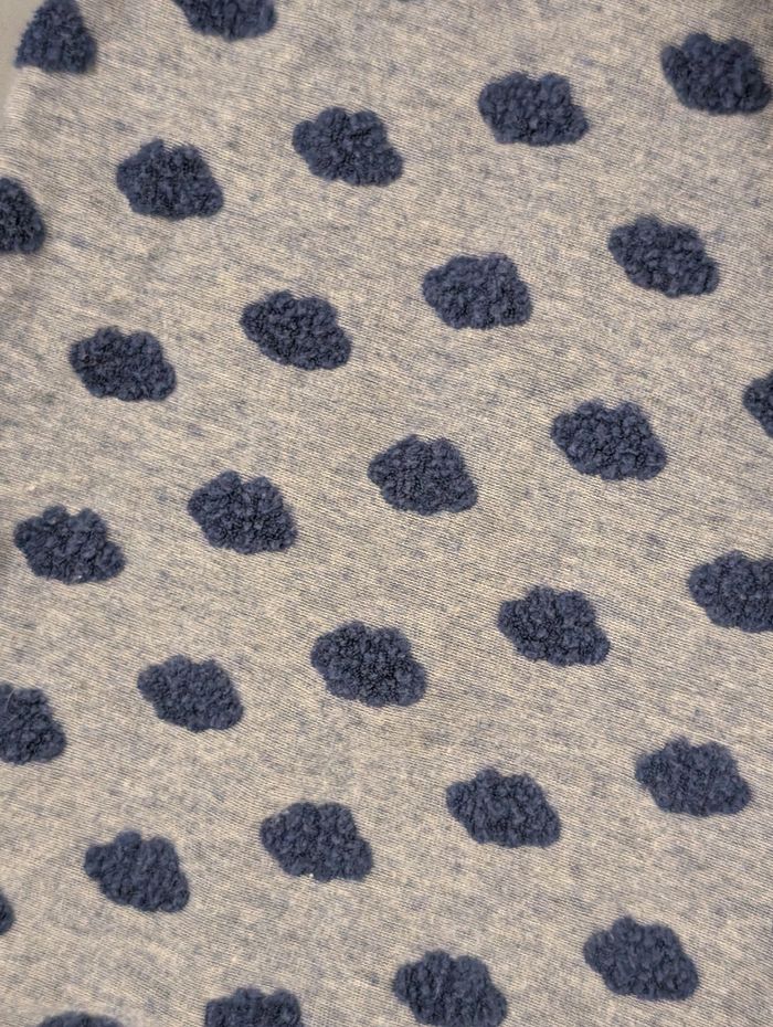Pyjama Absorba gris à nuages bleus – 3 mois- très bon état - photo numéro 4