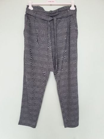 Pantalon prince de galles gris