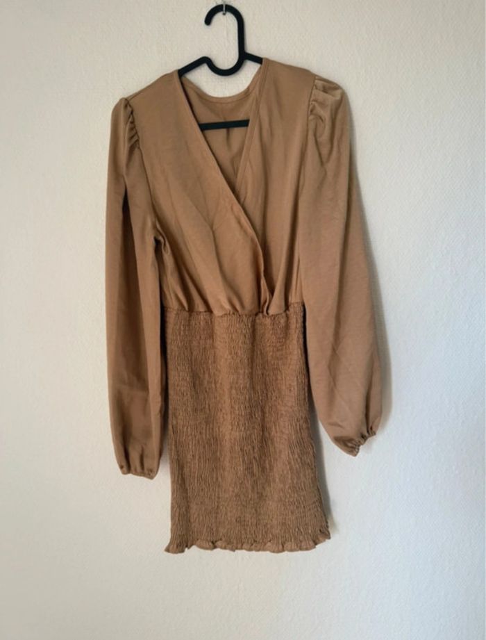 Robe moulante, manches longues femme - taille 36 /S