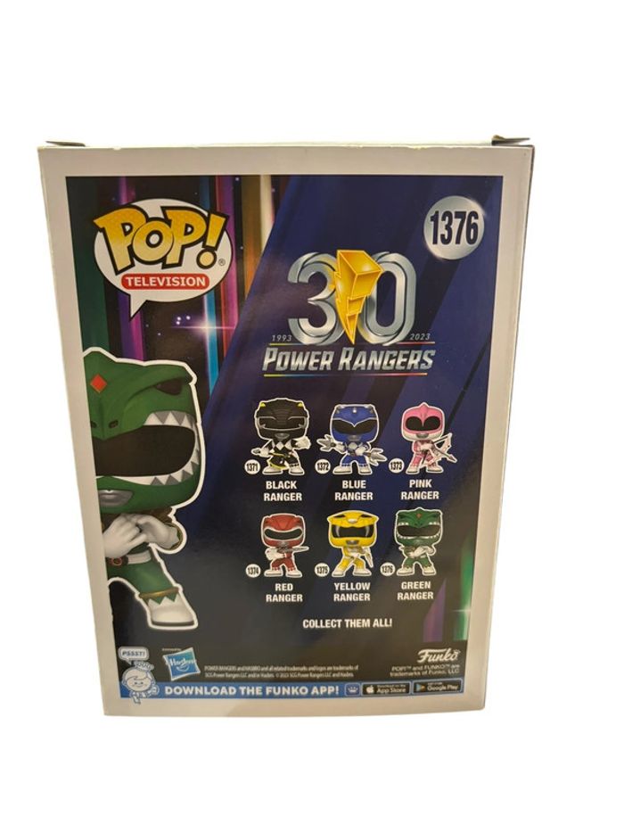 Figurine Funko Pop Power Rangers Green Ranger 1376 neuf - photo numéro 2