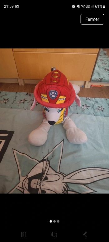 Peluche pat patrouille marcus