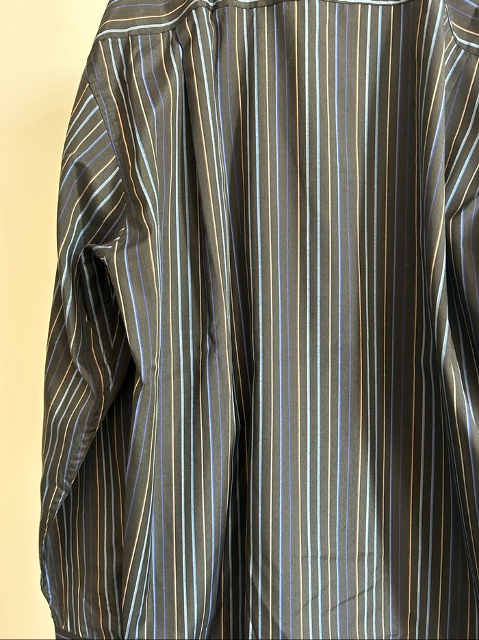 Chemise marine à rayures Homme Kai Chuang Tailles XL-XXL - photo numéro 7