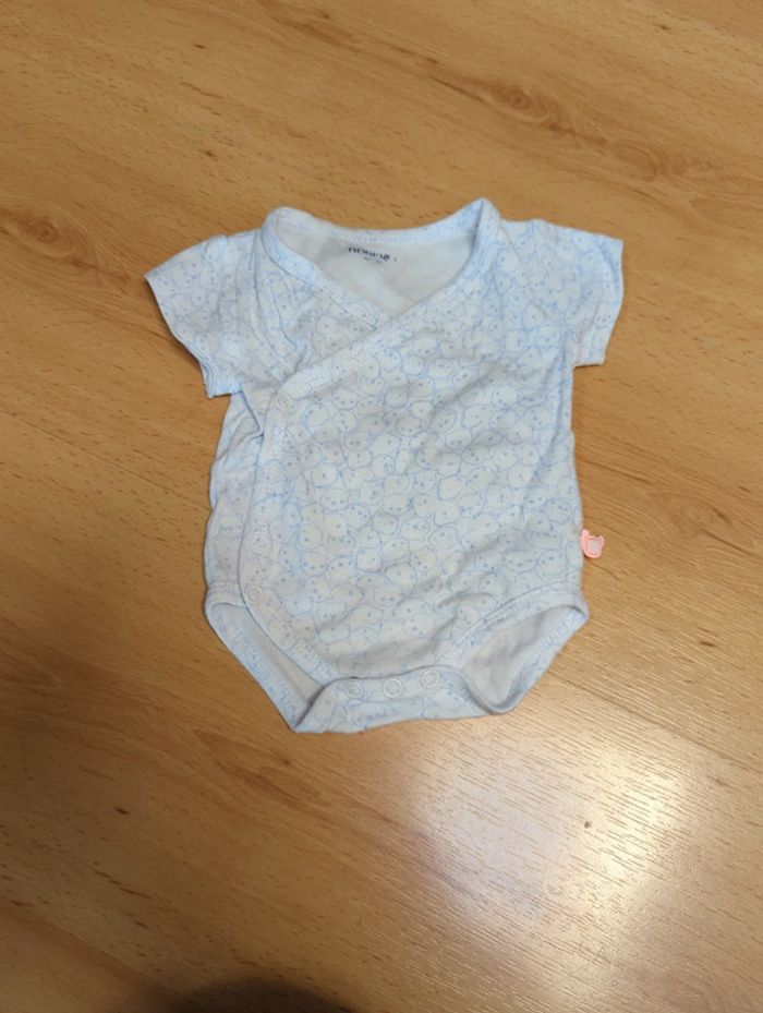 Lot de 4 bodies manches courtes bébé 1 mois Noukie's - photo numéro 6