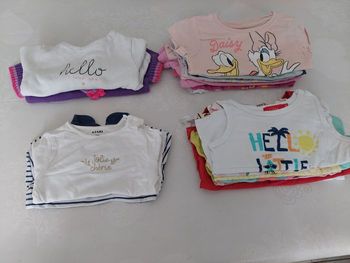 Lots vêtements fille printemps été 9 mois