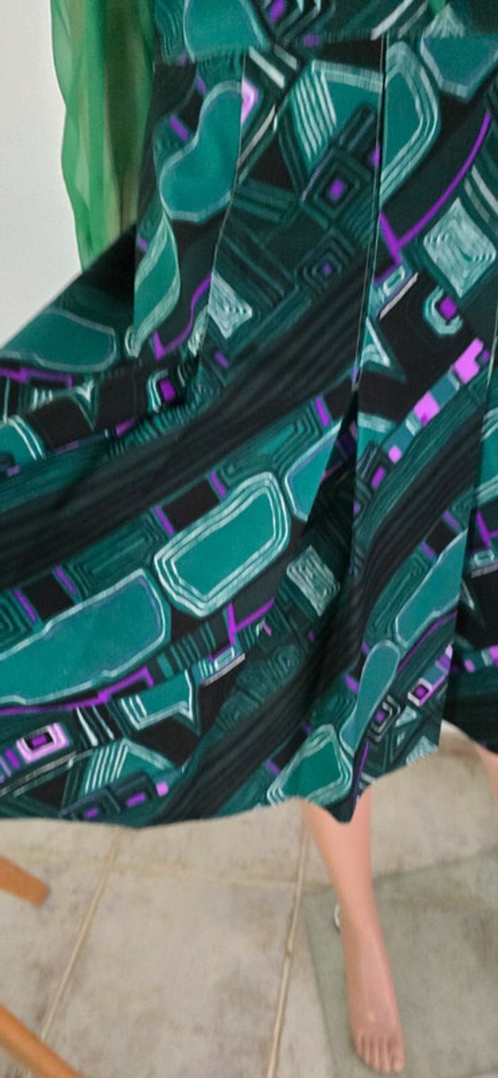 magnifique robe vintage des années 60/ 70 - photo numéro 7