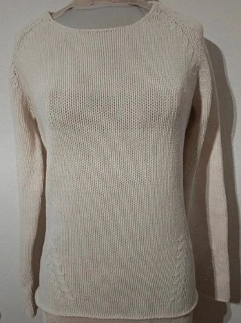 Superbe pull bohème côtelé