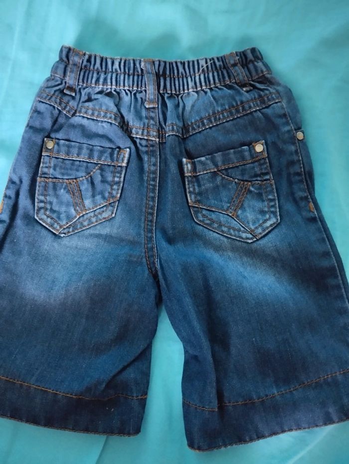 Short en jean 18mois - photo numéro 2