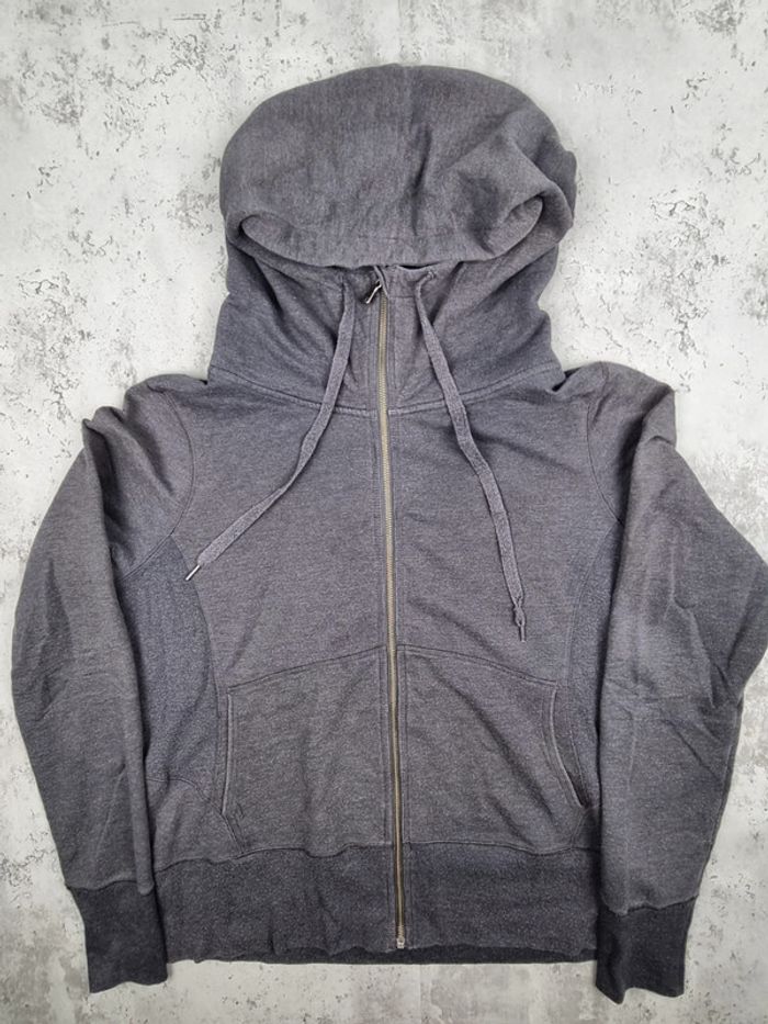 Gilet zippé à capuche Champion – Gris – Taille XL Femmes (mesures en photos) - photo numéro 3