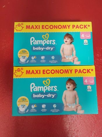 Pampers 4 : 2 cartons