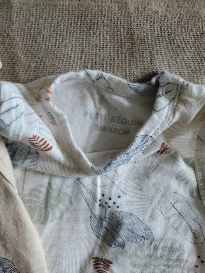 Lot de 2 bodys sans manches PB - photo numéro 3