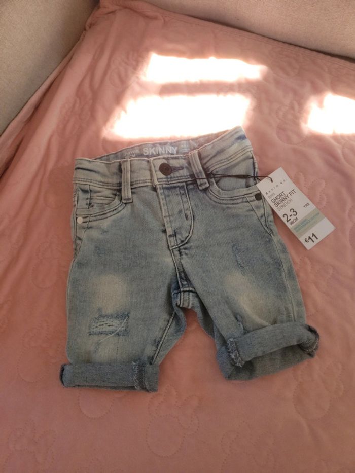 Short en jeans skinny