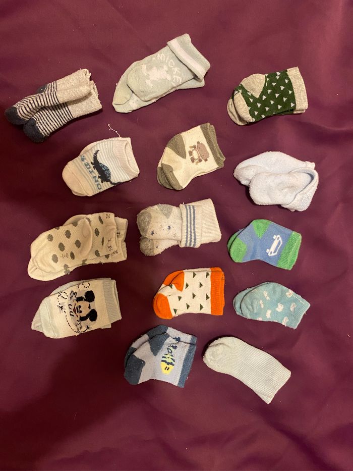 Chaussettes 0-6 mois