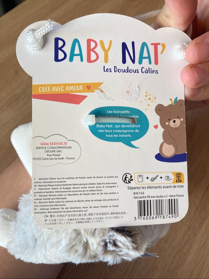 Peluche babynat - photo numéro 3