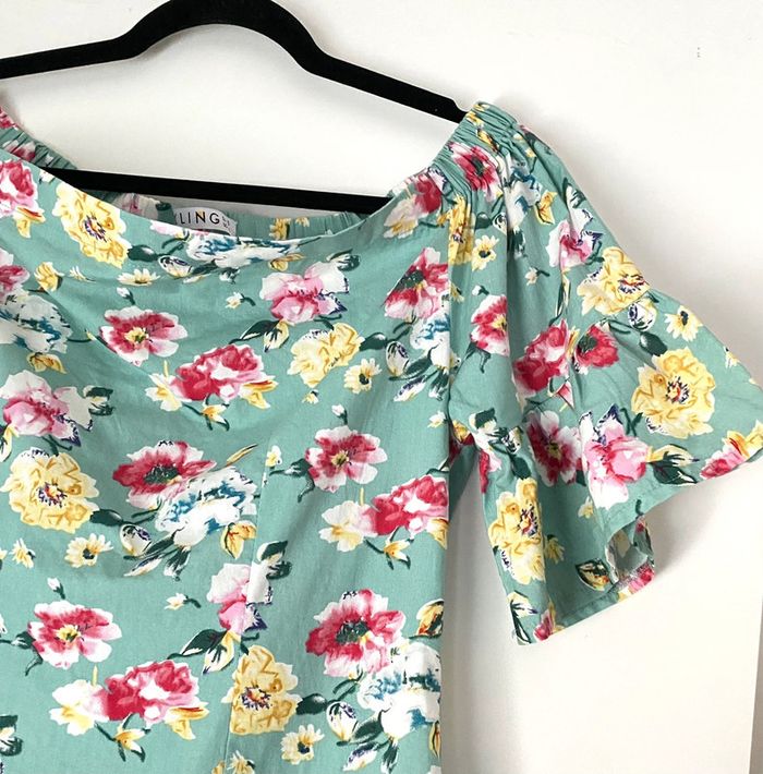 Robe D’Été À Fleurs Taille M-L - photo numéro 8