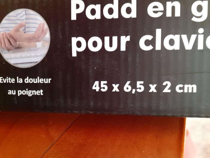 Repose-poignet ordi * antidérapant &mémoire de forme - photo numéro 3