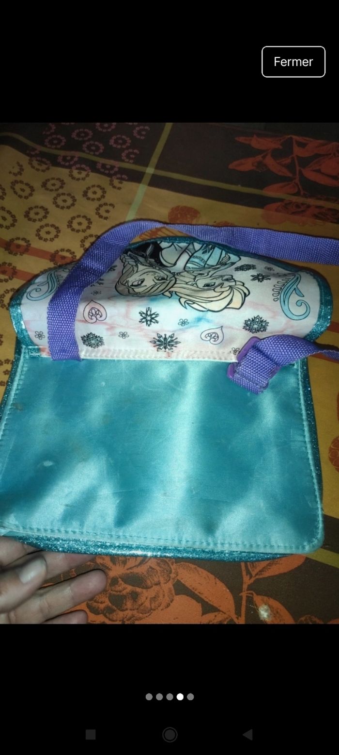 Petit sac reine des neiges j49 - photo numéro 3