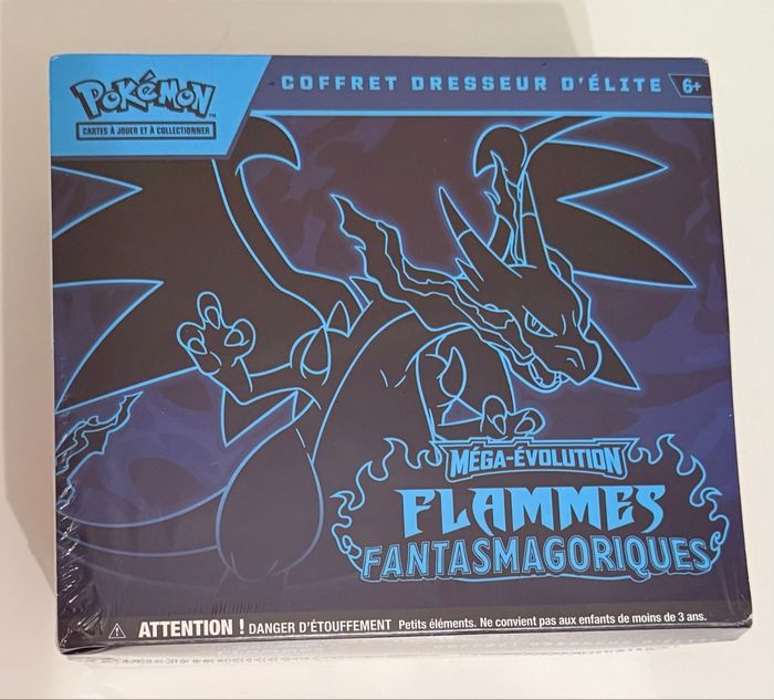 Pokemon ETB Méga Évolution ME02 Flammes Fantasmagoriques
