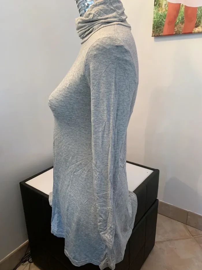 Tunique avec col roulé moulante taille 38 - photo numéro 2