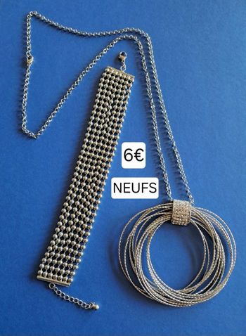 Collier et bracelet fantaisie NEUFS pour femme