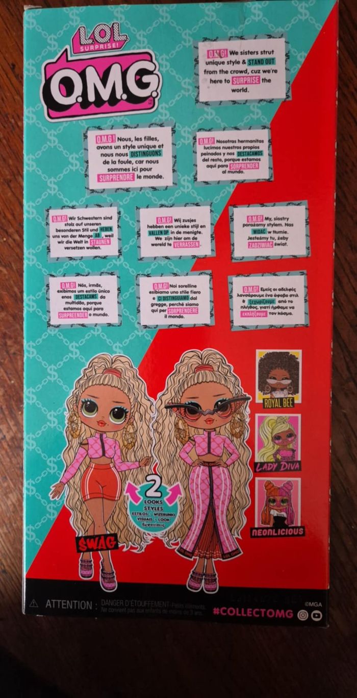 LOL Surprise OMG - Poupée Swag- 2 tenues avec peigne et accesoires - photo numéro 3